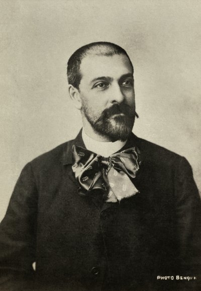 Kirjailija Maurice Desvallieresin muotokuva ( 1857) tekijältä Wilhelm Benque