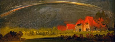 Gewitterlandschaft mit Regenbogen tekijältä Wilhelm Busch