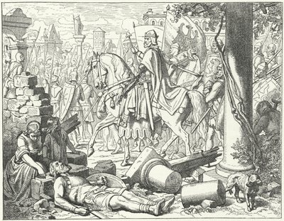 Frederick Barbarossa saapuu Milanoon tekijältä Wilhelm Camphausen