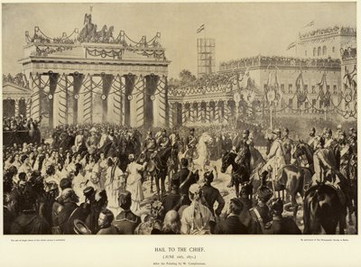 Otto von Bismarck Berliinissä vuonna 1871 tekijältä Wilhelm Camphausen