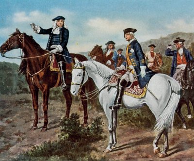 Prinssi Eugene ja kruununprinssi Frederick tekijältä Wilhelm Camphausen