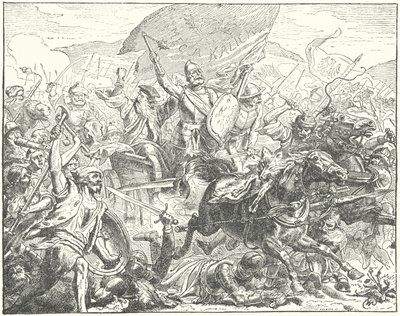 Tšekkikenraali ja hussilaisten johtaja Jan Zizka taistelussa tekijältä Wilhelm Camphausen