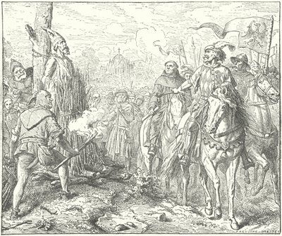 Jan Husin teloitus tekijältä Wilhelm Camphausen
