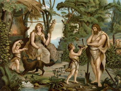 Karkotusjoki (väri litho) tekijältä Wilhelm Ebbinghaus