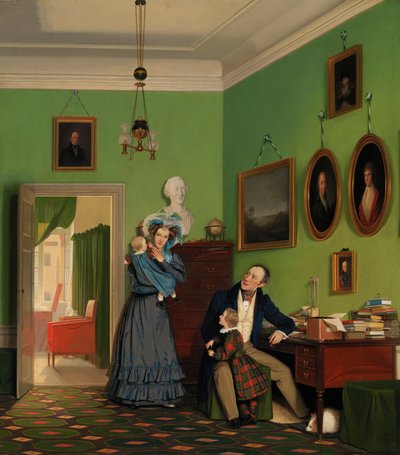 Waagepetersenin perhe tekijältä Wilhelm Ferdinand Bendz
