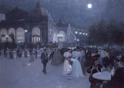 Yökonsertti kaupunginpuistossa tekijältä Wilhelm Gause