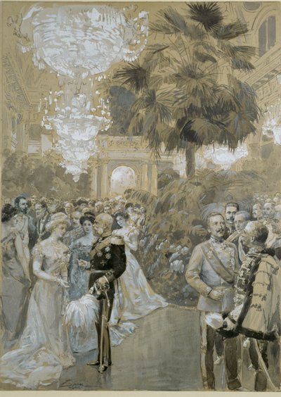 Hovitanssiaiset Wienin Hofburgissa, Itävalta-Unkarin keisarien kaupunkipalatsissa ... tekijältä Wilhelm Gause