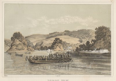 To-Ri-Ga-Sa-Ki, Yedo Bay, 1855 tekijältä Wilhelm Joseph Heine
