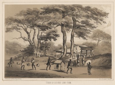 Tashan-di-sioo-co, Lev Chiu, 1855 (litografia) tekijältä Wilhelm Joseph Heine