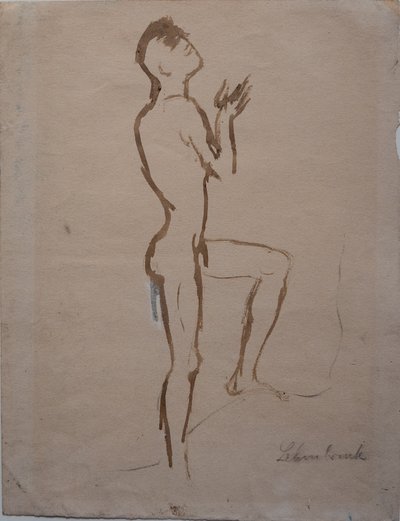 Nouseva mies tekijältä Wilhelm Lehmbruck