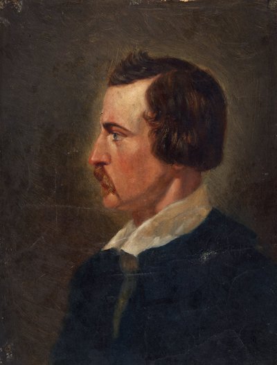 miehen muotokuva tekijältä Wilhelm Lindenschmit der Ältere