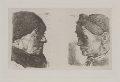 Talonpoikapariskunta tekijältä Wilhelm Maria Hubertus Leibl