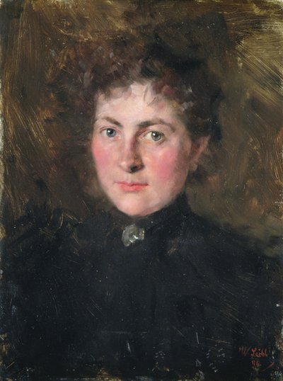Felicia Kirchdorffer, taiteilijan sisarentytär, 1896. tekijältä Wilhelm Maria Hubertus Leibl