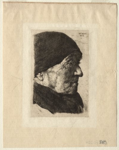 Talonpojan päällikkö, 1874. tekijältä Wilhelm Maria Hubertus Leibl