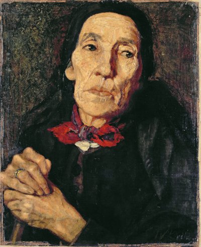 Vanha maanviljelijä, 1875 tekijältä Wilhelm Maria Hubertus Leibl