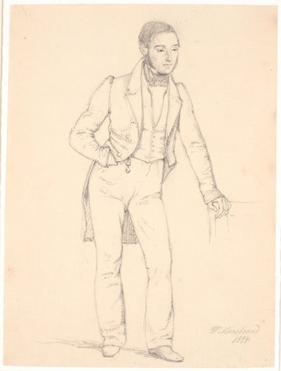 Konserttimestari Johan Frederik Frølich tekijältä Wilhelm Marstrand