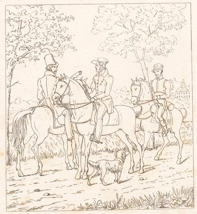 Ratsastajat tekijältä Wilhelm Marstrand