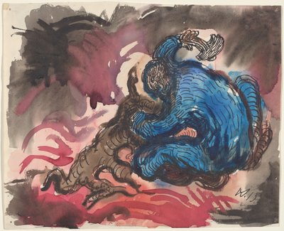 Hölzfaller (suoraan) tekijältä Wilhelm Morgner