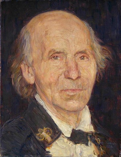 Schwalmin maanviljelijän muotokuva (öljy kankaalle) tekijältä Wilhelm Thielmann