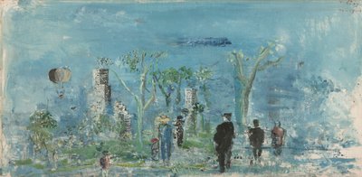 Central Park, New York (öljy kankaalle) tekijältä Wilhelm Thoeny