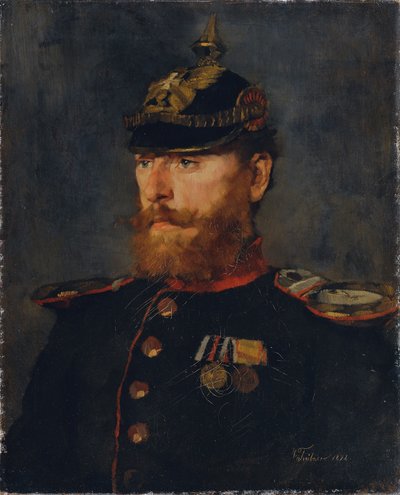 Landwehrin upseeri tekijältä Wilhelm Trübner