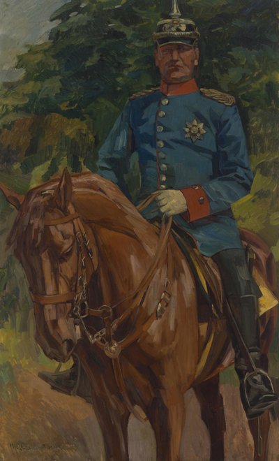 hevosurheilun muotokuva tekijältä Wilhelm Trübner