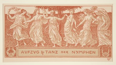 Nymfien kulkue ja tanssi tekijältä Wilhelm Volz