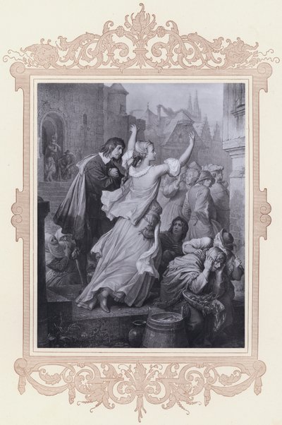 Clarchen, Egmont (litho) tekijältä Wilhelm von (after) Kaulbach