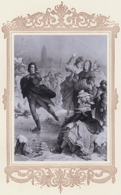 Goethe Frankfurtissa (litho) tekijältä Wilhelm von (after) Kaulbach