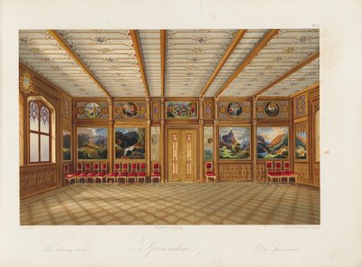 Oscarshal-ruokasali, 1852 tekijältä Wilhelm von Hanno