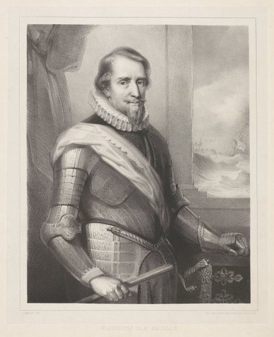 Oranssin prinssin Mauritsin muotokuva tekijältä Wilhelmus Cornelis Chimaer van Oudendorp