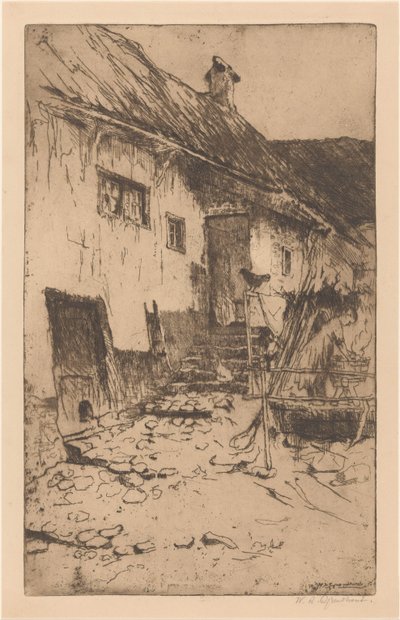 Maatila tekijältä Willem Adrianus Grondhout (signed by artist)