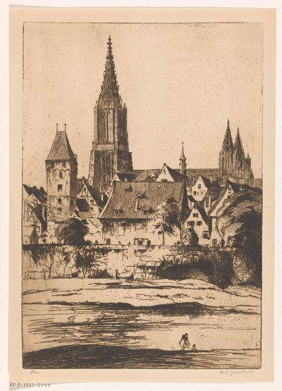 Ulm (alkuperäinen nimi esineessä) tekijältä Willem Adrianus Grondhout (signed by artist)