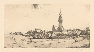 Veere (alkuperäinen nimi esineessä) tekijältä Willem Adrianus Grondhout (signed by artist)