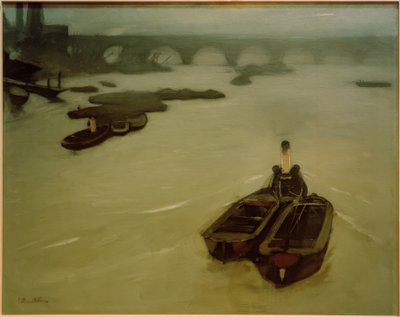 Die Themse Lontoossa tekijältä Willem Arnoldus Witsen