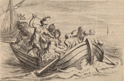 Pompeuksen puukotus, 1634. tekijältä Willem Basse