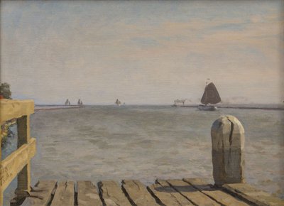 Laituri Enkhuizenissa, 1918. tekijältä Willem Bastiaan Tholen