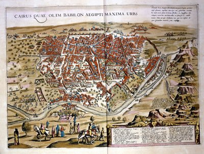 Kairo. Atlas, Wilhelm Blaeu, Amsterdam 1630. tekijältä Willem Blaeu