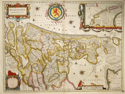 Hollanti Willem Bleaun Theatrum Orbis Terrarumilta Amsterdamista tekijältä Willem Blaeu