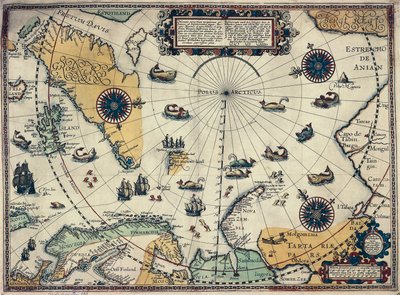Napa-alueiden kartta, hollantilainen kartografi Willem Janszoon Blaeu (1571-1638) tekijältä Willem Blaeu