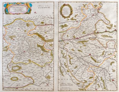 Vuori ja vendome - Blaisois (Champagne, Ardennes), teoksessa "Theatrum Orbis Terrarum, sive Atlas Novus", Willem Blaeu, Amsterdam. tekijältä Willem Blaeu