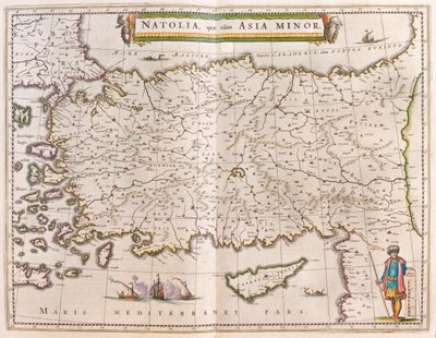 Turkki ja Kypros, teoksessa "Theatrum Orbis Terrarum, sive Atlas Novus", Willem Blaeu, Amsterdam. tekijältä Willem Blaeu