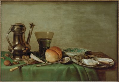 Aamiaisen asetelma tekijältä Willem Claesz. Heda