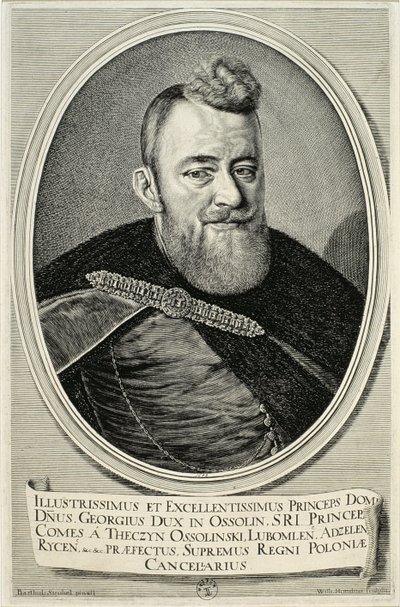 Jerzy Ossolinski (1595-1650) 1648 tekijältä Willem Hondius