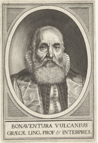 Portree van Bonaventura Vulcanius tekijältä Willem Isaacsz. van Swanenburg