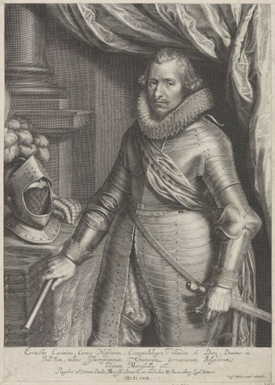 Nassau-Dietzin kreivin Ernst Casimirin muotokuva tekijältä Willem Isaacsz. van Swanenburg