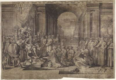 Alvan tyrannia Kuva Alankomaiden kurjasta tilasta Alban herttuan julman tyrannian alla (otsikko esineessä) Delineatio deplorati status belgy sub immensa tyrannide Albani ducis Fernandi a Toledo (otsikko esineessä) tekijältä Willem Jacobsz Delff