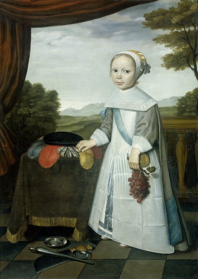 Muotokuva Johannes van Reesistä (1662-1690/91), Elisabeth van Oostenin velipuoli, lapsena tekijältä Willem Jansz. Ploy (attributed to)