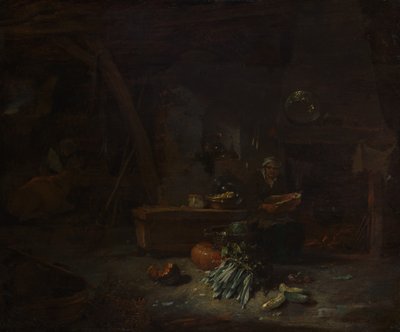Keittiön sisustus, n. 1642-44. tekijältä Willem Kalf