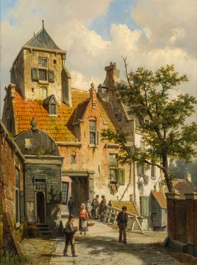 Näkymä Haarlemiin, 1891 tekijältä Willem Koekkoek